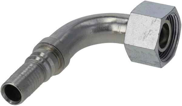 Pièces agricoles - Hydraulique - Raccord à sertir 4SH-DN20-25S-M36x2,0 90° HEX41