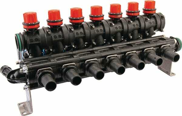 Pièces agricoles - Pièce Pulvérisateur - Gr. vannes 7 tr.+racc. fourche