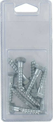 Pièces agricoles - Fasteners - Vis à bois M8 x 40mm (10)