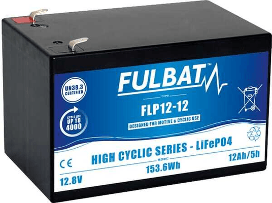 Pièces agricoles - Eclairage - Batterie LITHIUM 12 V 12 Ah