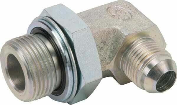 Pièces agricoles - Hydraulique - Raccord coudé 3/4 JICx1/2 BSP