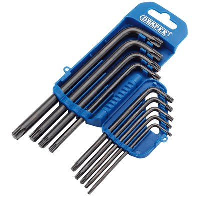Pièces Quad & Motos - Outillage - Jeu de 9 clés mâles DRAPER Torx® longues