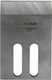 Lame de broyeur de bois 124x192x18