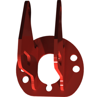 Pièces agricoles - Pièce divers - support verin soudé -peint-