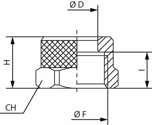 Pièces agricoles - Pièce pneumatique - Racc. enfich. d'écrou raccord
