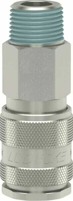 Pièces agricoles - Pièce pneumatique - Raccord rapide f.mâle BSP 1/4"