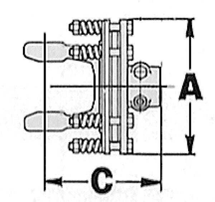 Pièces agricoles - Tracteur pièce adaptable - Disque d'embrayage