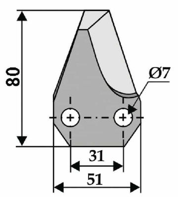 Pièces agricoles - Fenaison & élevage - Section de désileuse