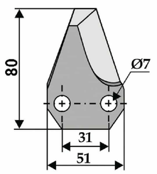 Pièces agricoles - Fenaison & élevage - Section de désileuse