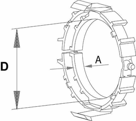 Pièces agricoles - Transmission - Bague PG20