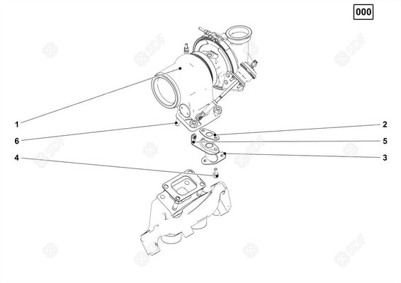 Pièces agricoles - Pieces moteur - turbocompresseur