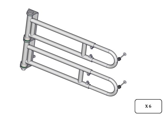 Materiels - Matériel d'élevage - autre - PACK DE 6 DOUBLE PORTILLON ANTI-RETOUR