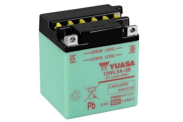 Pièces Quad & Motos - Electrique - Batterie YUASA conventionnelle sans pack acide - 12N5.5A-3B