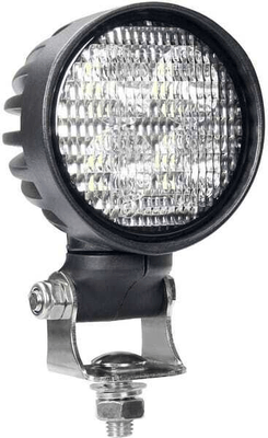 Pièces agricoles - Eclairage - Phare de travail LED 4000lm, rond, blanc, 10/30 V, 84x126x71,8mm, prise Deutsch, 4 LED, 360 degrés, Kramp