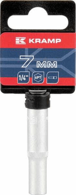 Outils - Outils divers - Douille longue 1/4" 6 pans 7 mm
