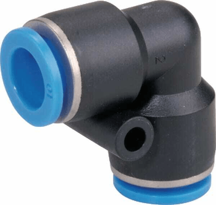 Pièces agricoles - Pièce pneumatique - Raccord enfichable en L 6mm