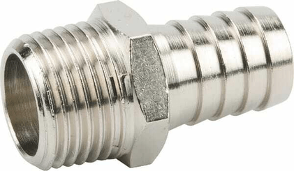 Pièces agricoles - Pièce pneumatique - Embout de tuyau 16 mm x 1/2"