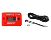 Compteur d'heures SCAR filaire avec Velcro rouge