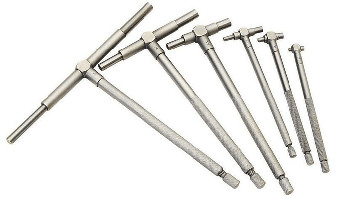 Pièces Quad & Motos - Outillage - Jeu de 6 jauges d’alésage DRAPER télescopiques