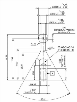 Pièces agricoles - Hydraulique - Rotule de direction fixe, joystick IMCL