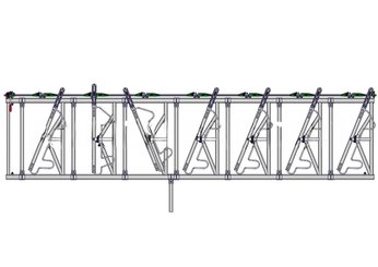 Accessoires et options matériel  - Matériel d'élevage - autre - PANNEAU SAFETY IV 7P./4.80M SANS EMBOUT