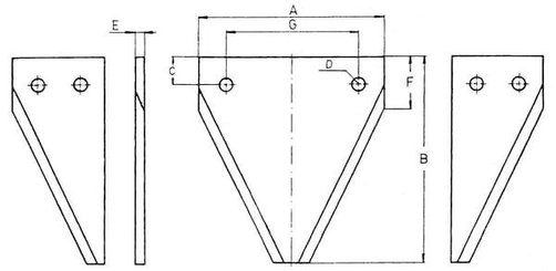 Pièces agricoles - Aménagements paysagers - Section à ergot