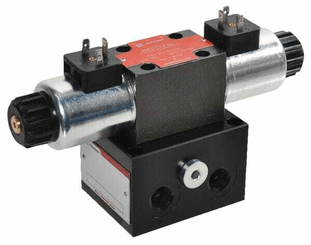 Pièces agricoles - Hydraulique - Base avec soupape 24 V c.c.