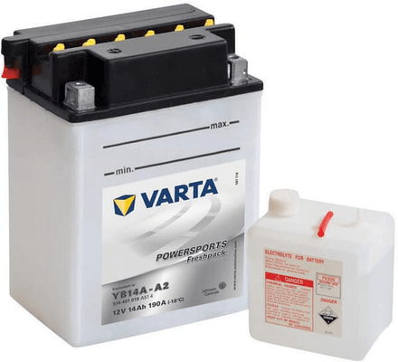 Pièces agricoles - Eclairage - Batterie 12V 14Ah 190A Sports motorisés Freshpack VARTA