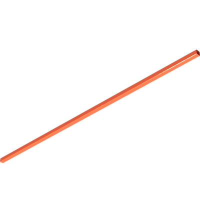 Pièces agricoles - Pièce divers - tube carré f. herse 2453mm -peint-