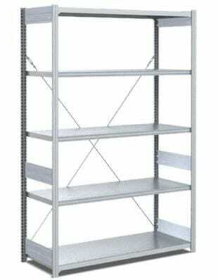 Pièces agricoles - Outils atelier - Rayonnage de départ 2000x1000x400mm (4 tablettes)