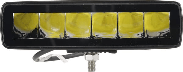 Pièces agricoles - Eclairage - Lampe de travail indirecte LED, 30W, 2880lm, rectangulaire, 12/24V, blanc, 157x49,7x60mm prise Deutsch, faisceau étroit, 6LED