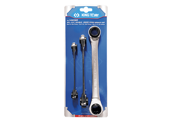 Outils - Outils divers - Jeu de 3 Clés polygonales cliquet 8-9-10-11-12-13-14-15-16-17-18-19mm