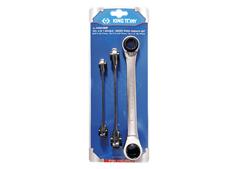 Outils - Outils divers - Jeu de 3 Clés polygonales cliquet 8-9-10-11-12-13-14-15-16-17-18-19mm