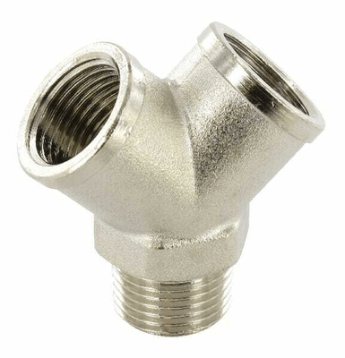 Pièces agricoles - Pièce pneumatique - Pièce en Y 1/2" MxF