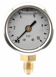 Pièces agricoles - Hydraulique - Manomètre Ø40 0-10bar ?" inf.
