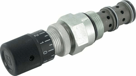Pièces agricoles - Hydraulique - Régulateur de débit cartouche 3 voies