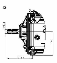 Pièces agricoles - Fertilisation & Lisier - Entraînement de pompe à vide à prise directe 15270 l/min avec lubrification automatique et Ballast B.P.