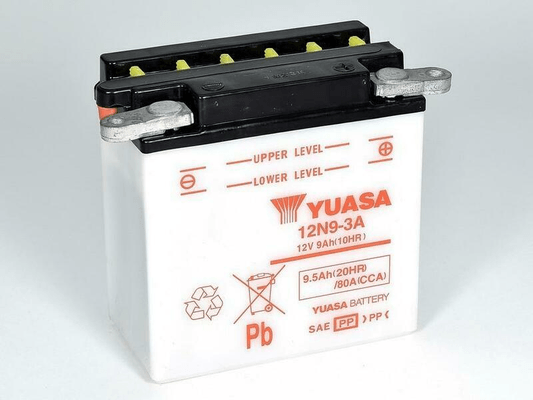 Pièces Quad & Motos - Electrique - Batterie YUASA conventionnelle sans pack acide - 12N9-3A