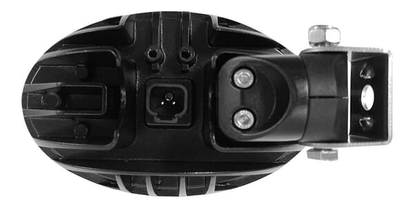 Pièces agricoles - Eclairage - Lampe de travail LED, 56 W, 5320 lm, ovale, blanc, 10/30 V, 160x100x74 mm, prise Deutsch, Wide flood, 8 LED Kramp