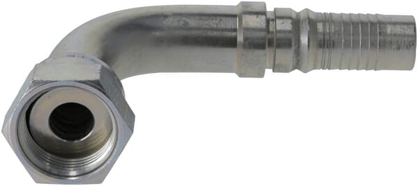 Pièces agricoles - Hydraulique - Raccord à sertir 4SH-DN20-1,3/16" ORFS-90°