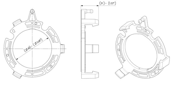 Pièces agricoles - Transmission - Bague de protecteur VP6 - VP8