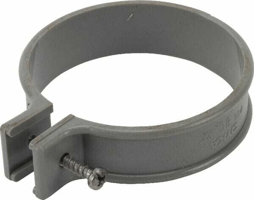 Pièces agricoles - Hydraulique - Support tuyau PVC 80 mm gris