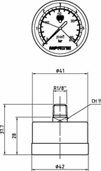 Pièces agricoles - Hydraulique - Indicateur - optique