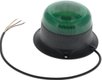 Gyrophare LED, profil bas, 15 W, 12-24 V, vert, à visser, Ø 86 mm x 67 mm