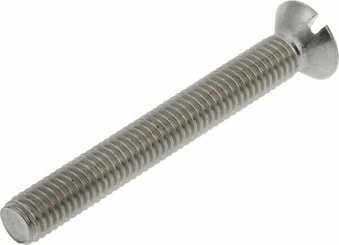 Pièces agricoles - Fasteners - Vis à tête fraisée bombée fendue M5