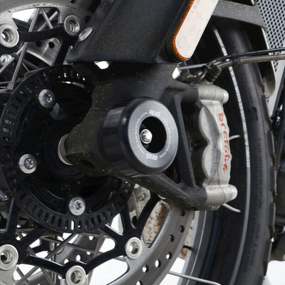 Pièces Quad & Motos - Equipement véhicule - Protection de fourche R&G RACING noir Triumph Scrambler 1200