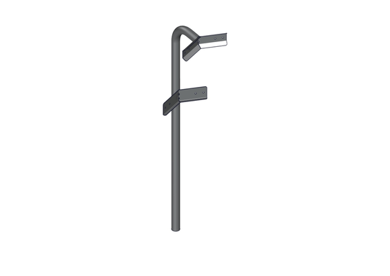 Accessoires et options matériel  - Matériel d'élevage - autre - POTEAU CARRIERE D'ANGLE POUR RONDIN DE 100MM (fin de vie)