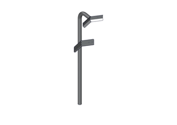 Accessoires et options matériel  - Matériel d'élevage - autre - POTEAU CARRIERE D'ANGLE POUR RONDIN DE 100MM (fin de vie)