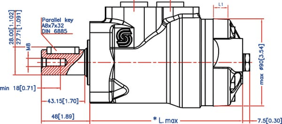 Pièces agricoles - Hydraulique - Moteur orbital OMP50 151-5211