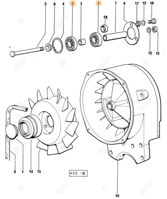 Pièces agricoles - Roulements - ROULEMENT